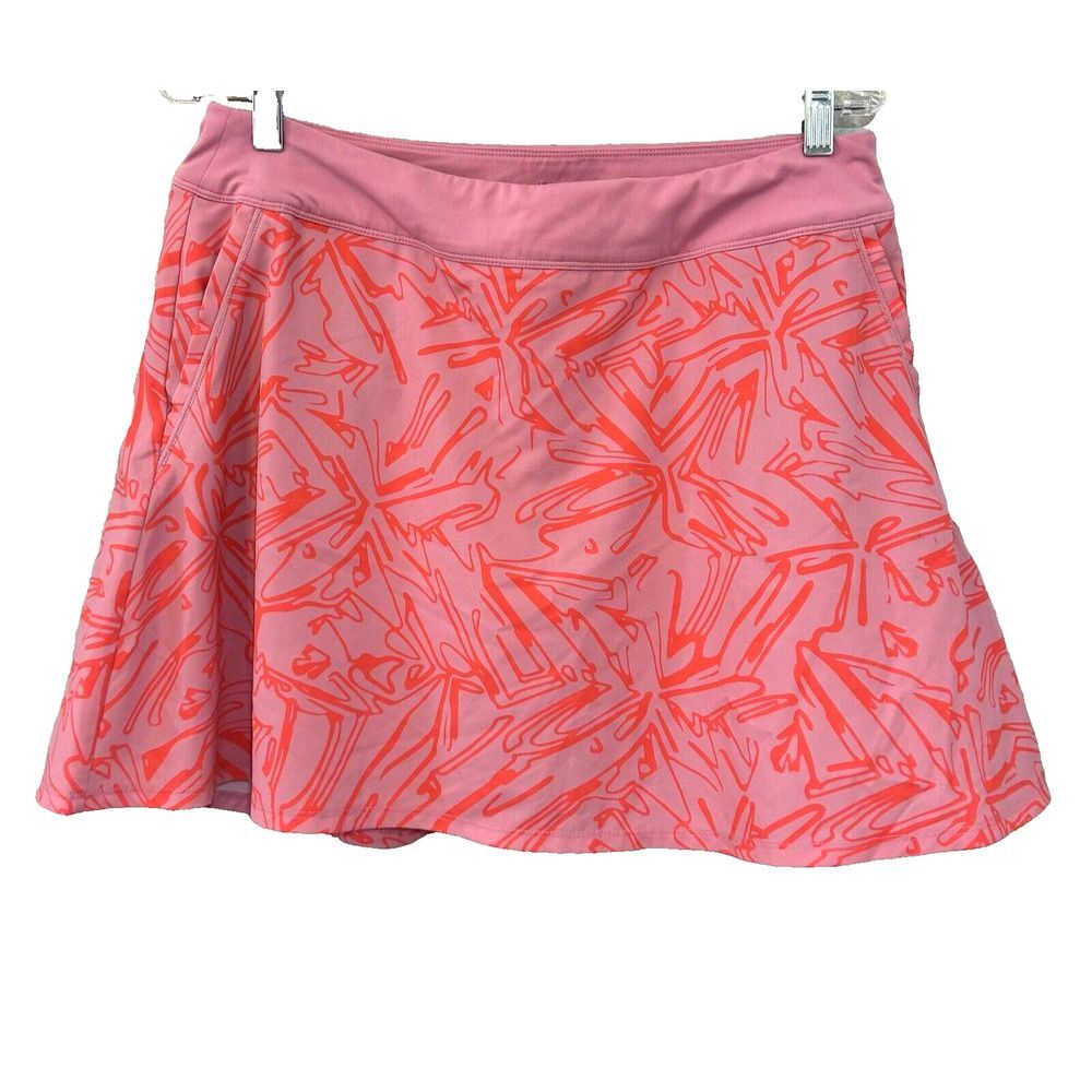 Under Armour Heat Gear Womens Fitted Skort Golf Pink Size Large Pickle Ball